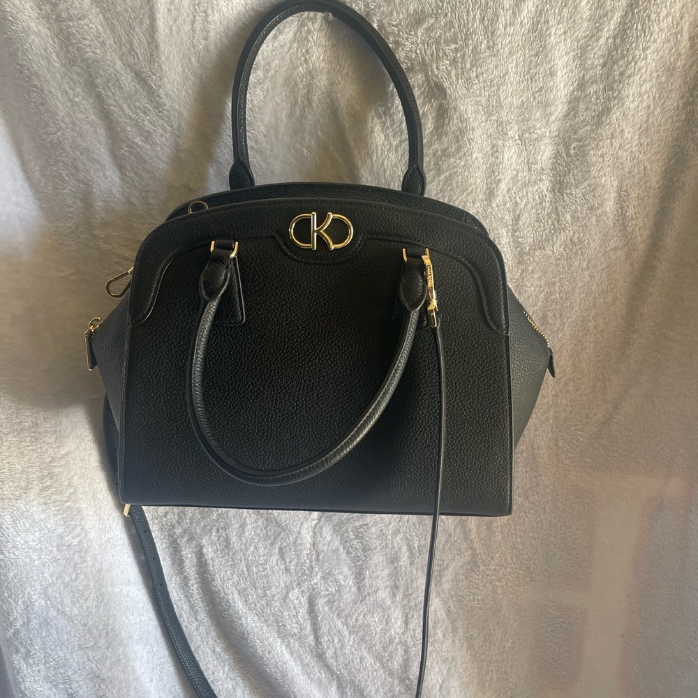 NWT Kate Spade Black with Gold Accents Handbag or Shoulder bag
